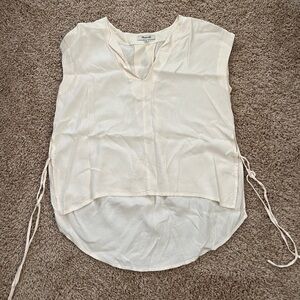 Madewell Cream Summer Top